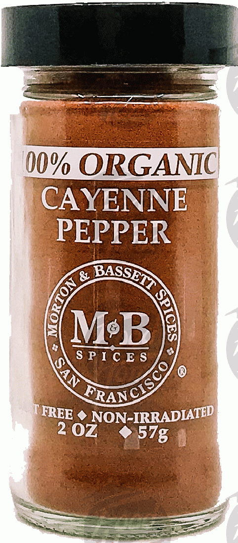 Morton & Bassett 100% Organic cayenne pepper, glass jar Full-Size Picture